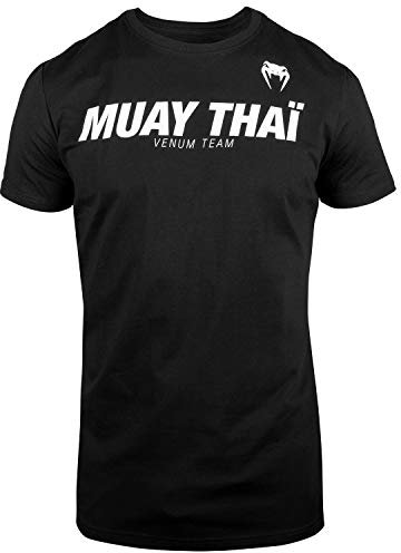 Venum, Muay Thai VT T-Shirt, Herren, L, Schwarz/Weiß
