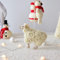 FeiliandaJJ Weihnachten Deko Anhänger Filz Schafe Weihnachten Hängende Verzierung für Babyzimmer Weihnachtsbaum Party Tür Wand Haus Deko Accessoires (Beige)