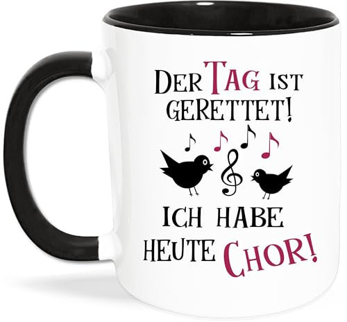 Chor Geschenk Tasse mit Spruch - Chor Mitglied Geschenk - Chor Sängerin Geschenk, Chorleiterin Geschenk - Singen - Musik - Noten - Notenschlüssel