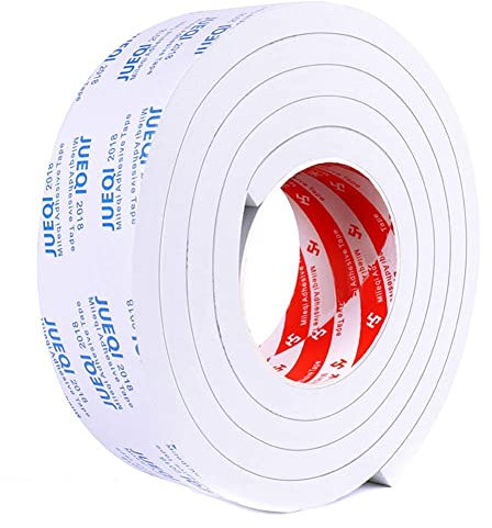 Doppelseitiger EVA-Kleber, wetterbeständiges Schaumstoff-Klebeband, Dichtungsband, für Türen und Fenster, hohe Dichte, Wärmedämmung, Akustikdämmung, 4 cm