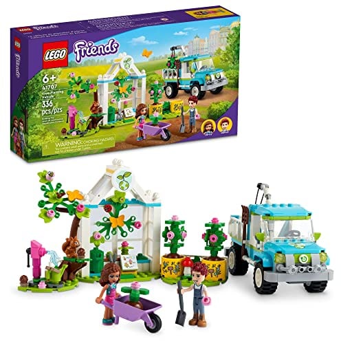 LEGO Friends 41707 Véhicule de plantation d'arbres pour enfants, filles et garçons à partir de 6 ans (336 pièces)