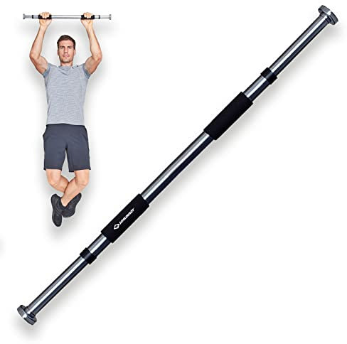 Schildkröt® Pull Up Bar Klimmzugsstange für den Türrahmen (bis 120kg), keine Schrauben Installation, längenverstellbares Türreck für Fitness & Klimmzugs- und Krafttraining Zuhause