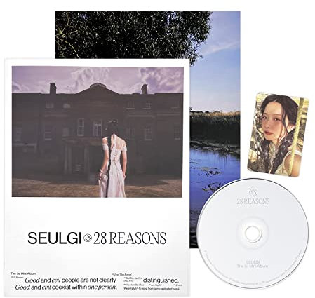 Seulgi of Red Velvet – 1st Mini Album [28 Reasons] (Photo Book Ver.) Photo Book + CD-R + Mini Poster + Photo Card + Poster + 2 Extra Photo Cards