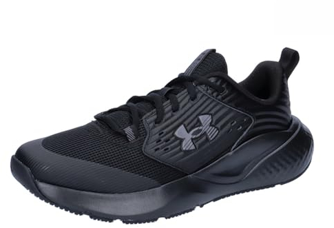 Under Armour Men's UA Charged Commit TR 4 Men's Running Shoes, Lightweight Men's Gym Trainers, Durable Trainers for Men Black Anthracite White