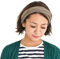 CHARM Damen Breites Haarband Bandana - Bio Baumwolle Stirnband Herren Kopftuch Sommer Hair Band Aus Japan Braun M