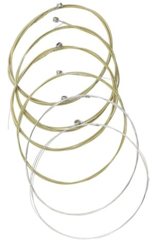 Supvox 6stücke Gitarrensaiten Für Akustikgitarren Ersatz-saiten Standardspannung Geeignet Für Folk-gitarren Gabeln Langlebig Und Praktisch Für Spielgefühl