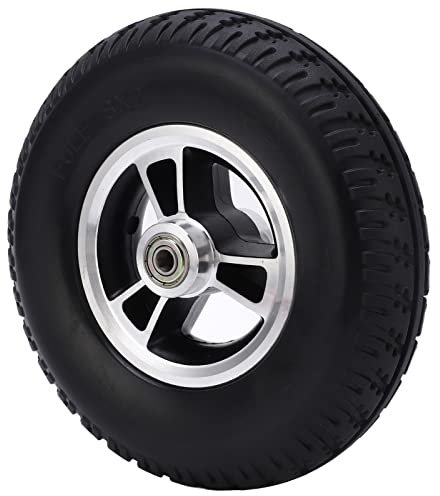 Candeon Ersatzräder Für Rollstuhl, 193mm Rollstuhl Vorderrad Ersatzrollen Für Rollstuhlräder, PU Ersatz Lenkrollen Für Rollstuhl Solide Ersatzräder Für Rollstuhl, Walker, Rollatoren, Einkaufstrolley