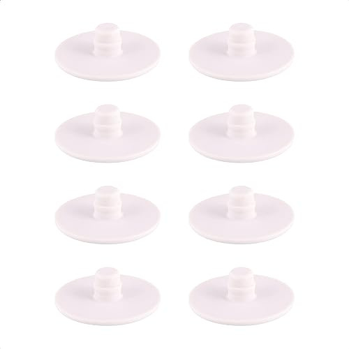 Wagner QuickClick® Kunststoffgleiter Möbelgleiter Stuhlgleiter - 8er-Set Ersatzgleiter austauschbar ersetzbar - Kunststoff Hyper - Durchmesser Ø 20 mm für Basis SMART - Made in DE - 15788100