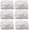 TOPZEA 6 Lb Aquarium Filter Media Ceramic Rings, Premier Bio Filter Medias with Zipper Mesh Bags for Koi Pond, Canister, Fish Tank Filter, Pure White