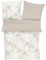 Zeitgeist Cholet Bettwäsche 155x220 cm - 100% Baumwolle, Reißverschluss, 2tlg Bettwäsche Set Blumen beige weiß