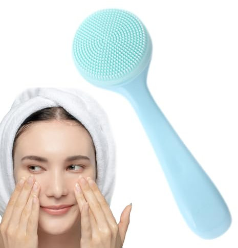 Spazzola per il viso - Spazzola per la pulizia del viso manuale in silicone, spazzola manuale in silicone per la cura del viso e il massaggio
