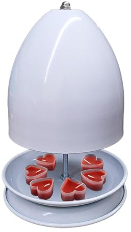 Teelichtofen Metallheizkörper Teelicht-Kerzenheizer, doppelwandiger Teelichtheizer, doppellagiger Kerzenwärmer für Innenbereich, Schlafzimmer, Garten, Terrasse, Dekoration