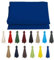 GZDXBF Ersatz-Bezug Für Sonnenschirm 200/270/300cm, Gartenschirm Stoff Ersetzen Anti-Ultraviolett Sonnenschirmbezug, 8 Streben/6 Streben(Color:Royal Blue,Size:6ribs-3m(9.8ft))