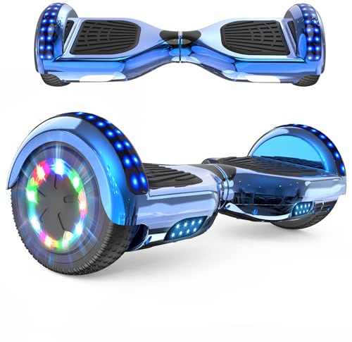 RCB Hoverboards 6,5 Zoll Skateboard Kinder und Jugendliche Hoverboards mit Bluetooth - Led Licht Segway mit Leistungsstarkem Motor Geschenk für Kinder