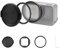 PULUZ Lens Filter Kit for Insta360 Ace Pro Camera,Aluminum Alloy Frame,52mm UV Lens Filter Adapter Ring with Lens Cover for Insta360 Ace Pro Action Camera Accessories