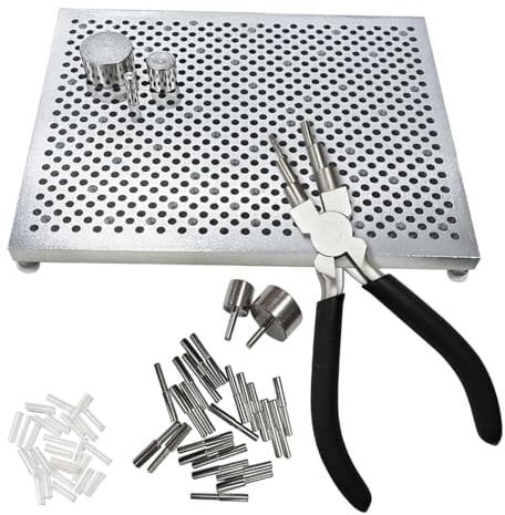 Baoblaze Wire Bending Jig Wire Wrapping Supplies Wire Bending Plier DIY Looping Kit Jewelry Making Tools Set for Jewelry Design Earing