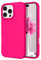 DOMAVER Case for iPhone 16 Pro Max Liquid Silicone, Soft Ultra Slim iPhone 16 Pro Max 6.9 Cover Gel Rubber Shockproof Full Body Protective, Phone Case with Anti-Scratch Microfiber Lining, Hot Pink