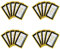 Pro Athletics QB Playbook Armband – Fußball Quarterback Play Armbänder für Erwachsene – Handgelenktrainer für alle Sportarten mit 3 Fächern (Gelb, Erwachsene, 20er-Pack)
