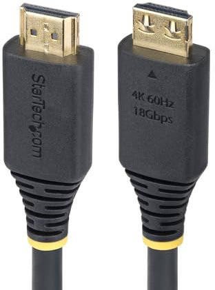 StarTech.com Cable HDMI de Alta Velocidad de 3m con Conectores con Agarre - 4K 60Hz UHD - 18Gbps - Cable HDMI 2.0 - TPE