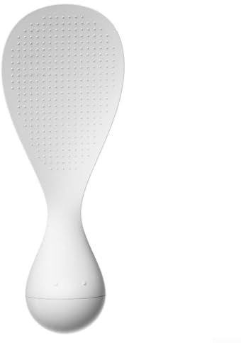 1 x Kunststoff-Reispaddel, nicht stechender, stehender Reislöffel, Schaufel, Spatel, hitzebeständiger Reiskocherlöffel, Küchen-Reislöffel für Zuhause, Restaurant (Rosa)