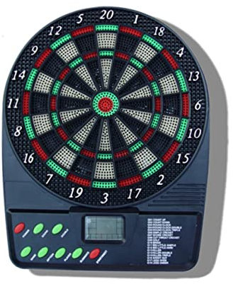 BESPORTBLE Cible De Fléchettes Électronique Cible à Piles Tableau De Score De Cricket Écran LCD