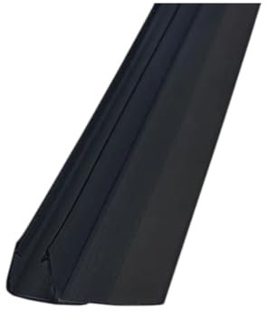 AERREGI GUARNIZIONE PER VETRO E PER BOX DOCCIA PER ANTA 200cm ALETTA MORBIDA 10mm LATERLAE PER VETRO 6 E 8 mm GUARNIZIONE NERO