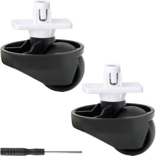 EATBALE Pièces de Rechange pour roulettes Avant Robots aspirateurs pour Roborock S4 S6 S6 Pure S5 Max S6 Maxv S7 S7+ S7 Maxv Ultra S70 S75 Q5 Q7 Max Series Roue Avant Universelle à Faible Bruit