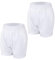 Carer 2 Pièces Couvre-Couches pour Adultes pour Incontinence Caleçon Imperméable Antifuites Lavables Réutilisables Unisexes Blancs Taille L