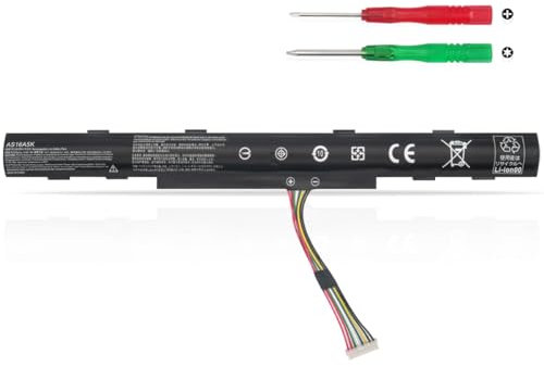 KXRSII AS16A5K AS16A7K AS16A8K Laptop Akku für Acer Aspire E15 E5-575 E5-575G E5-575T F5-573 F5-573G E5-774 E5-774G F5-771 F5-771G E5-553 E5-553G E5-475 E5-475G E5-523 E5-523G Series 4ICR19/66