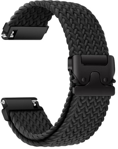 20mm Geflochtenes Uhrenarmband für Amazfit Active 2/GTS 4/GTS 3/GTS 2/GTS 4 Mini/GTS 2 Mini/Bip U Pro/Bip 3 Pro/Bip Lite Armband, Sportschlaufe für Garmin Vivoactive 5 3 Damen Herren