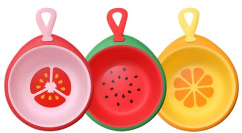 NIYANGLE 3pcs Wash Basin for Boys and Girls Suction Bowl for Toddlers Bath Tub Face Wash Basin Foot Newborn