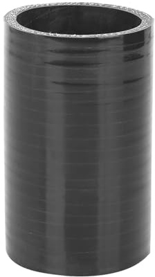 Tuyau de turbo Raccord de durite droite en silicone haute performance pour voiture, diamètre intérieur 30 mm, 38, 40, 45, 55, 60 et 76, universel(55mm Black)