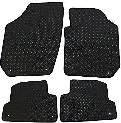 Fully Tailored Rubber Car Mat, Set of 4