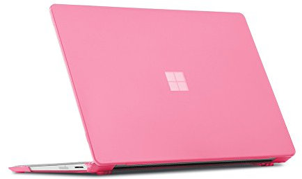 mCover Hartschalenhülle nur kompatibel mit 13,5 Microsoft Surface Laptop 1/2/3/4 Computer nur mit Alcantara®-Tastatur (**Nicht für Metalltastatur**) Rosa