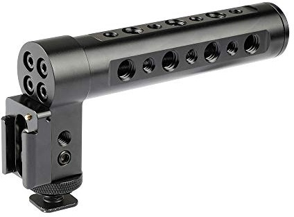 CAMVATE Käse Griff Grip Befestigung an der Kamera Blitzschuh für Cinema Kamera (schwarz)