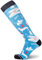 Pure Athlete Skisocken aus Wolle für Damen und Herren - lustige Designs - warm mittelschwer Skifahren Snowboarden, 1 Paar - Skiparadies, Large
