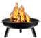 HENGMEI Brasero de Jardin Fire de Brasero en Fonte diamètre 80 cm Poêle à Bois de Jardin ou terrasse