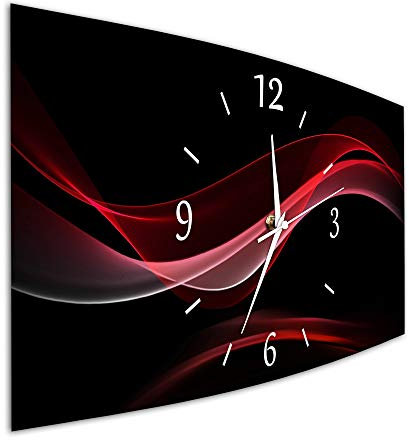 Bilder-Manufaktur Wanduhr Wanduhren anlog Funkwanduhr oder Quarzwanduhr leises Uhrwerk kein Ticken lautlos 9597-1a WZ