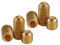 BOZONLI Madenschraube Inbusschrauben Messing Cup Punkt Innensechskant-Stellschrauben, M3×2mm,20 pcs