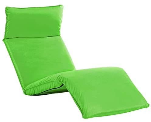 vidaXL Sonnenliege Klappbar Wasserdicht Gartenliege Strandliege Relaxliege Liegestuhl Klappliege Campingliege Liege Oxford-Gewebe Grün