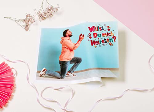 XL PREMIUM Fondant Tortenaufleger mit eigenem Foto Essbares Tortenbild Ein Zuckerbild für Geburtstag uvm. Maße 40 x 28 cm