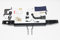 AUTO-HAK Gancio di traino completo estraibile orizzontale compatibile con Fiat Panda 2WD 09.2003-02.2012 + universale kit elettrico 13 poli