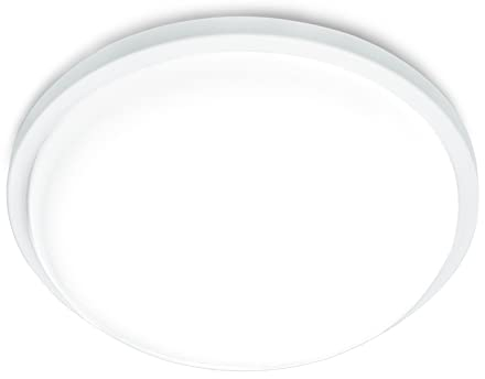 YRHome 15W Deckenleuchte Kaltweiß mit Bewegungsmelder Radar Sensor Deckenlampe Sensorlampe Flurlampe Moderne LED Panel Ultraslim Küche Balkon Wandlampe Flur