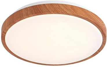 Lindby LED Ceiling Light Mynte (Modern) in Brown for e.g. Living Room & Dining (1 Light Source,) from Ceiling lamp,