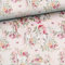 Keine Meterware, Stoffe zum Nähen, Stoff für Kinder, 100% Baumwolle: 0,5m Premium Baumwollstoff mit Prinzessin und Einhorn sowie Blumen auf puderrosa - Mädchen Kinderstoff