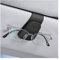 CGEAMDY Brillenhalter für Auto Sonnenblende, Auto Visier Brille Halterung, Magnetischer Leder Brillenhalter Clip, Ticket Karten Clip Brillen Halterung Geschenke (Schwarz)