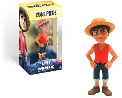 MINIX - Figura de Monkey D. Luffy - One Piece - Coleccionables de 12 cm para Exhibición, Idea de Regalo para Niños Y Adultos, Fans de Anime - MN11964