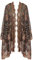 keland Donna Elegante Stola Coprispalle Scialle Bolero Mantella Sciarpa Poncho Copri Spalle Pashmina Foulard Cerimonia (B-Nero & Oro)