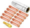 Mecmbj Accessori per Saldature, 1 Ugello, 10 Punta Guidafilo M6 0,8mm, 1 Ugelli Puntali di Contatto Supporti MIG Accessori Set di Materiali di Consumo Adatto per saldatrice a torcia 15AK