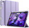 JETech Custodia per iPad Air 11 Pollici M3/M2 (2025/2024), iPad Air 5/4 (10,9-Pollici, Modello 2022/2020, 5a/4a Generazione) con Portapenne, Cover Tablet Sottile con Retro in Morbido TPU (Lilla)